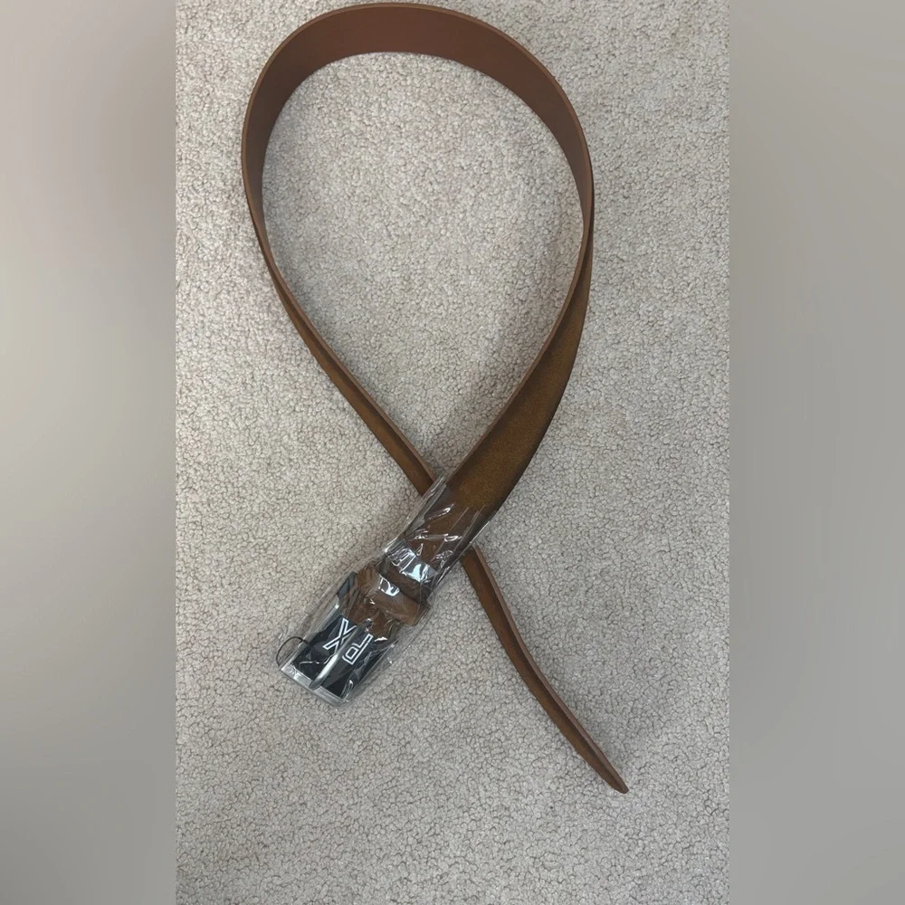 PX Belt mens 34 Dark Brown Leather Belt New With Tags